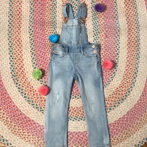 Girl Denim Overalls